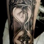 фото тату песочные часы от 21.10.2017 №042 - tattoo hourglass - tatufoto.com