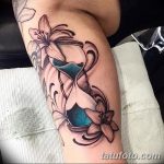 фото тату песочные часы от 21.10.2017 №048 - tattoo hourglass - tatufoto.com