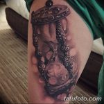 фото тату песочные часы от 21.10.2017 №097 - tattoo hourglass - tatufoto.com