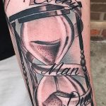 фото тату песочные часы от 21.10.2017 №104 - tattoo hourglass - tatufoto.com