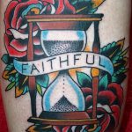 фото тату песочные часы от 21.10.2017 №109 - tattoo hourglass - tatufoto.com