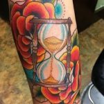 фото тату песочные часы от 21.10.2017 №130 - tattoo hourglass - tatufoto.com