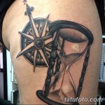 фото тату песочные часы от 21.10.2017 №132 - tattoo hourglass - tatufoto.com