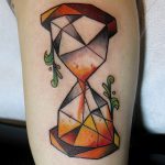 фото тату песочные часы от 21.10.2017 №136 - tattoo hourglass - tatufoto.com