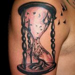 фото тату песочные часы от 21.10.2017 №148 - tattoo hourglass - tatufoto.com