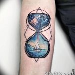 фото тату песочные часы от 21.10.2017 №151 - tattoo hourglass - tatufoto.com