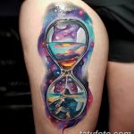 фото тату песочные часы от 21.10.2017 №153 - tattoo hourglass - tatufoto.com