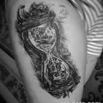 фото тату песочные часы от 21.10.2017 №154 - tattoo hourglass - tatufoto.com
