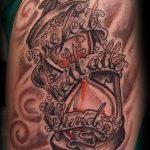 фото тату песочные часы от 21.10.2017 №161 - tattoo hourglass - tatufoto.com