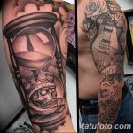 фото тату песочные часы от 21.10.2017 №165 - tattoo hourglass - tatufoto.com