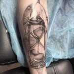 фото тату песочные часы от 21.10.2017 №174 - tattoo hourglass - tatufoto.com
