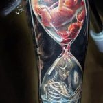 фото тату песочные часы от 21.10.2017 №176 - tattoo hourglass - tatufoto.com
