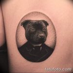 фото тату питбультерьер от 25.10.2017 №045 - tattoo pit bull terrier - tatufoto.com