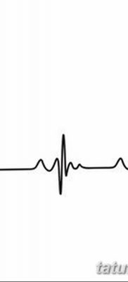 фото тату пульс от 21.10.2017 №003 — tattoo heart rate — tatufoto.com