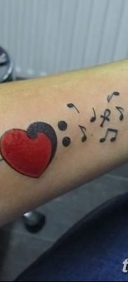фото тату пульс от 21.10.2017 №010 — tattoo heart rate — tatufoto.com