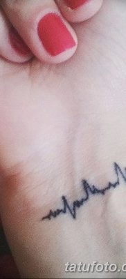 фото тату пульс от 21.10.2017 №013 — tattoo heart rate — tatufoto.com
