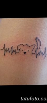 фото тату пульс от 21.10.2017 №015 — tattoo heart rate — tatufoto.com