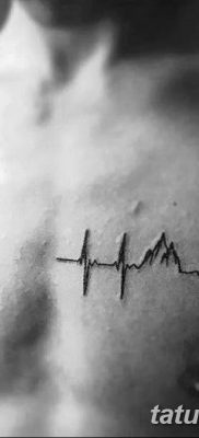 фото тату пульс от 21.10.2017 №028 — tattoo heart rate — tatufoto.com