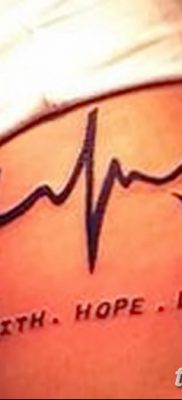 фото тату пульс от 21.10.2017 №033 — tattoo heart rate — tatufoto.com