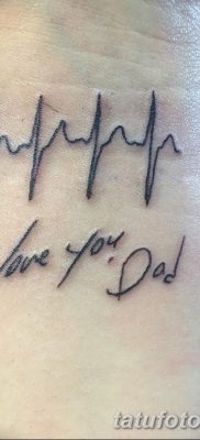 фото тату пульс от 21.10.2017 №034 — tattoo heart rate — tatufoto.com