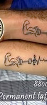 фото тату пульс от 21.10.2017 №051 — tattoo heart rate — tatufoto.com