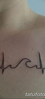 фото тату пульс от 21.10.2017 №053 — tattoo heart rate — tatufoto.com
