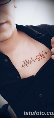 фото тату пульс от 21.10.2017 №065 — tattoo heart rate — tatufoto.com