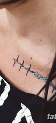 фото тату пульс от 21.10.2017 №069 — tattoo heart rate — tatufoto.com