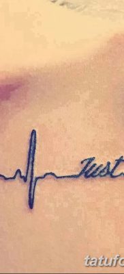 фото тату пульс от 21.10.2017 №079 — tattoo heart rate — tatufoto.com