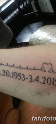 фото тату пульс от 21.10.2017 №082 — tattoo heart rate — tatufoto.com