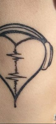 фото тату пульс от 21.10.2017 №091 — tattoo heart rate — tatufoto.com