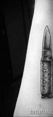 фото тату пуля от 23.10.2017 №019 — bullet tattoo — tatufoto.com