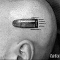 фото тату пуля от 23.10.2017 №071 - bullet tattoo - tatufoto.com