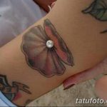 фото тату раковина от 07.10.2017 №007 - tattoo shell - tatufoto.com