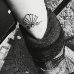 фото тату раковина от 07.10.2017 №020 - tattoo shell - tatufoto.com