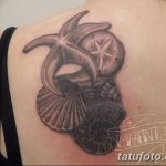 фото тату раковина от 07.10.2017 №063 - tattoo shell - tatufoto.com