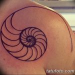 фото тату раковина от 07.10.2017 №095 - tattoo shell - tatufoto.com