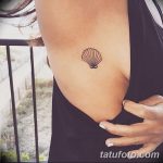 фото тату раковина от 07.10.2017 №106 - tattoo shell - tatufoto.com