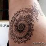 фото тату раковина от 07.10.2017 №107 - tattoo shell - tatufoto.com