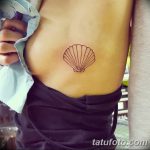 фото тату раковина от 07.10.2017 №126 - tattoo shell - tatufoto.com