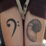 фото тату раковина от 07.10.2017 №138 - tattoo shell - tatufoto.com