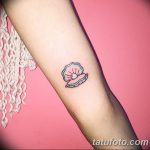 фото тату раковина от 07.10.2017 №161 - tattoo shell - tatufoto.com