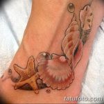 фото тату раковина от 07.10.2017 №169 - tattoo shell - tatufoto.com