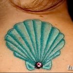 фото тату раковина от 07.10.2017 №174 - tattoo shell - tatufoto.com