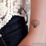 фото тату раковина от 07.10.2017 №175 - tattoo shell - tatufoto.com