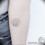 фото тату раковина от 07.10.2017 №199 - tattoo shell - tatufoto.com