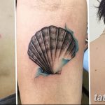 фото тату раковина от 07.10.2017 №201 - tattoo shell - tatufoto.com