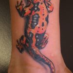 фото тату саламандра от 07.10.2017 №005 - tattoo salamander - tatufoto.com