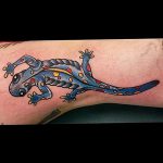 фото тату саламандра от 07.10.2017 №022 - tattoo salamander - tatufoto.com