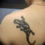 фото тату саламандра от 07.10.2017 №024 - tattoo salamander - tatufoto.com